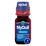 Buy Onine In Pakistan NyQuil™ Cough Cold & Flu Night-time Relief Liquid Cherry Flavour (118 ml)