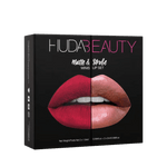 Huda Beauty Matte & Strobe Mini Lip Set (Versatile Lip Shades)