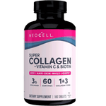 Collagen supplements for skin, hair, and nails, NeoCell, 180 tablets