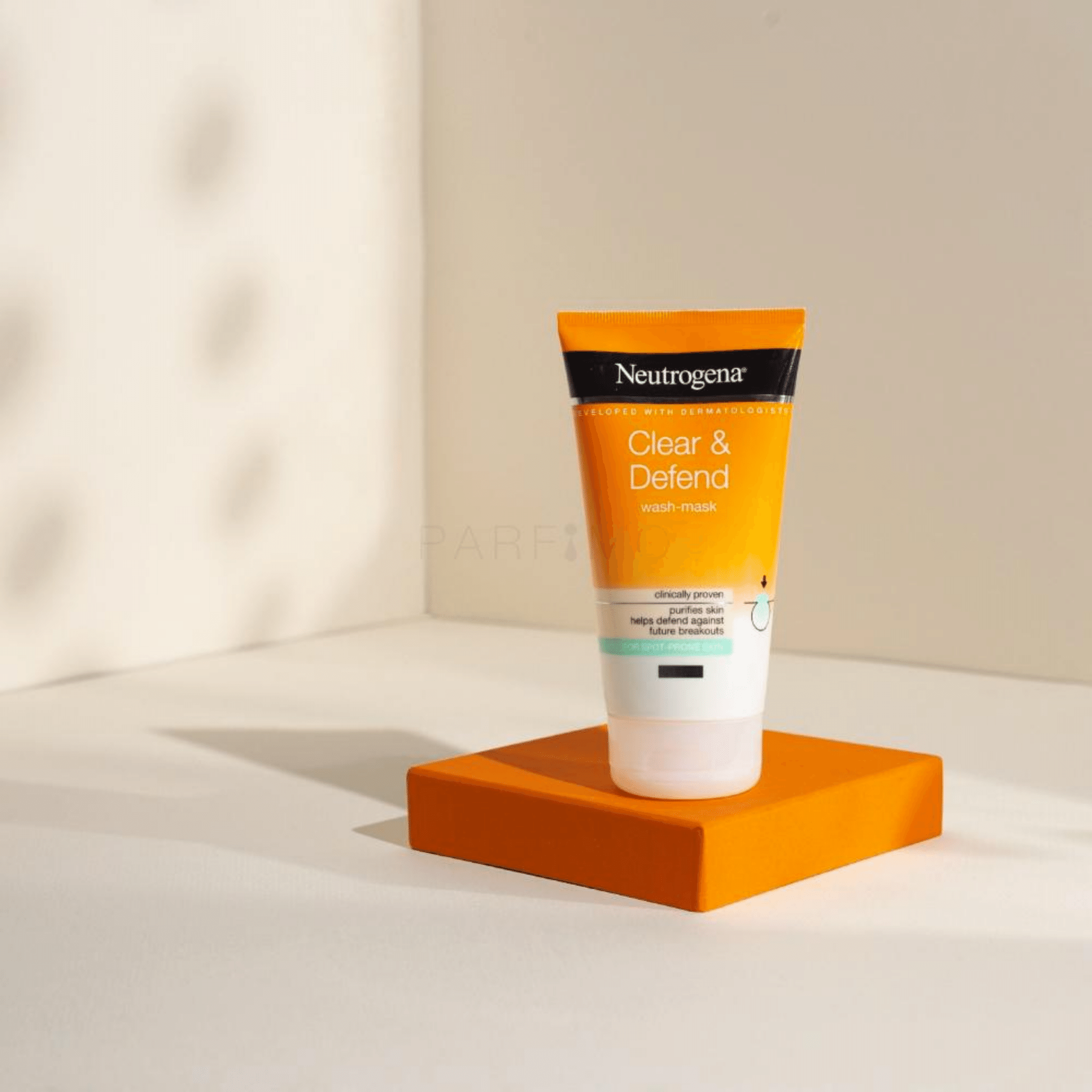 neutrogena clear & defend wash mask