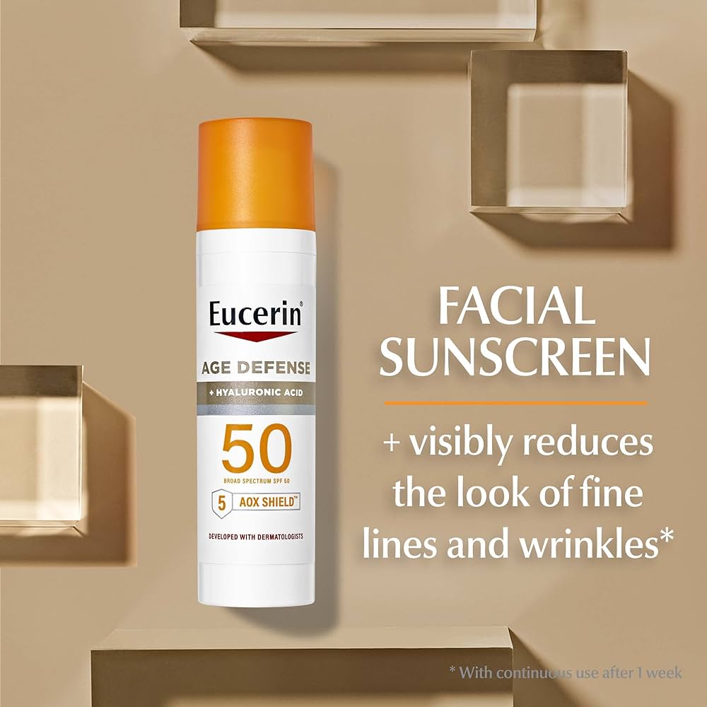 SPF 50 Face Sunscreen Lotion + Hyaluronic Acid for sale in Pakistan