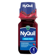 Buy Onine In Pakistan NyQuil™ Cough Cold & Flu Night-time Relief Liquid Cherry Flavour (118 ml)