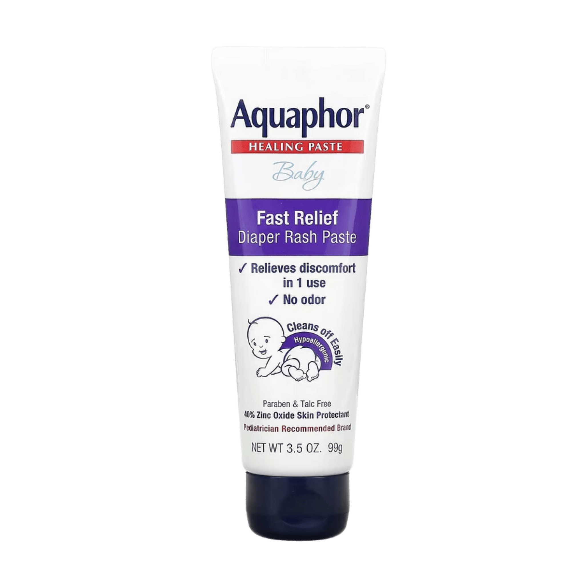 Buy Online From SkinStash Aquaphor Fast Relief Diaper Rash Paste (99g)