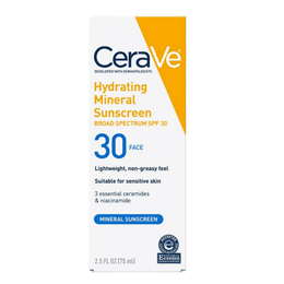 CeraVe Hydrating Mineral Sunscreen Face