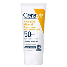 Buy CeraVe Hydrating Mineral Sunscreen SPF 50 Body in Pakistan!