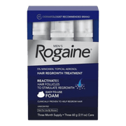Rogaine Foam (60g) - Promotes Hair Growth for Men (3-Months Supply)