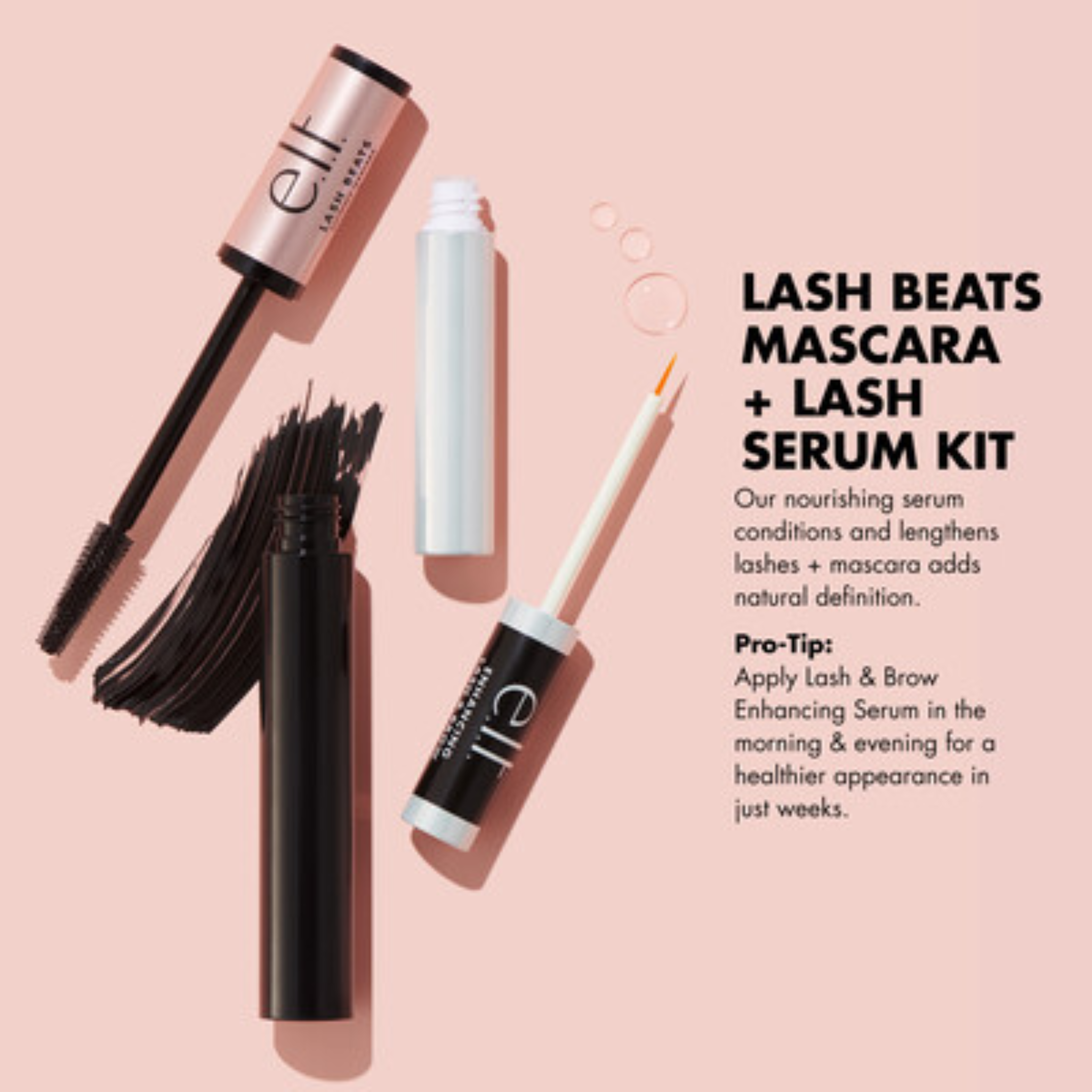 ELF lash beat defining and lengthening mascara narrow flexible brush