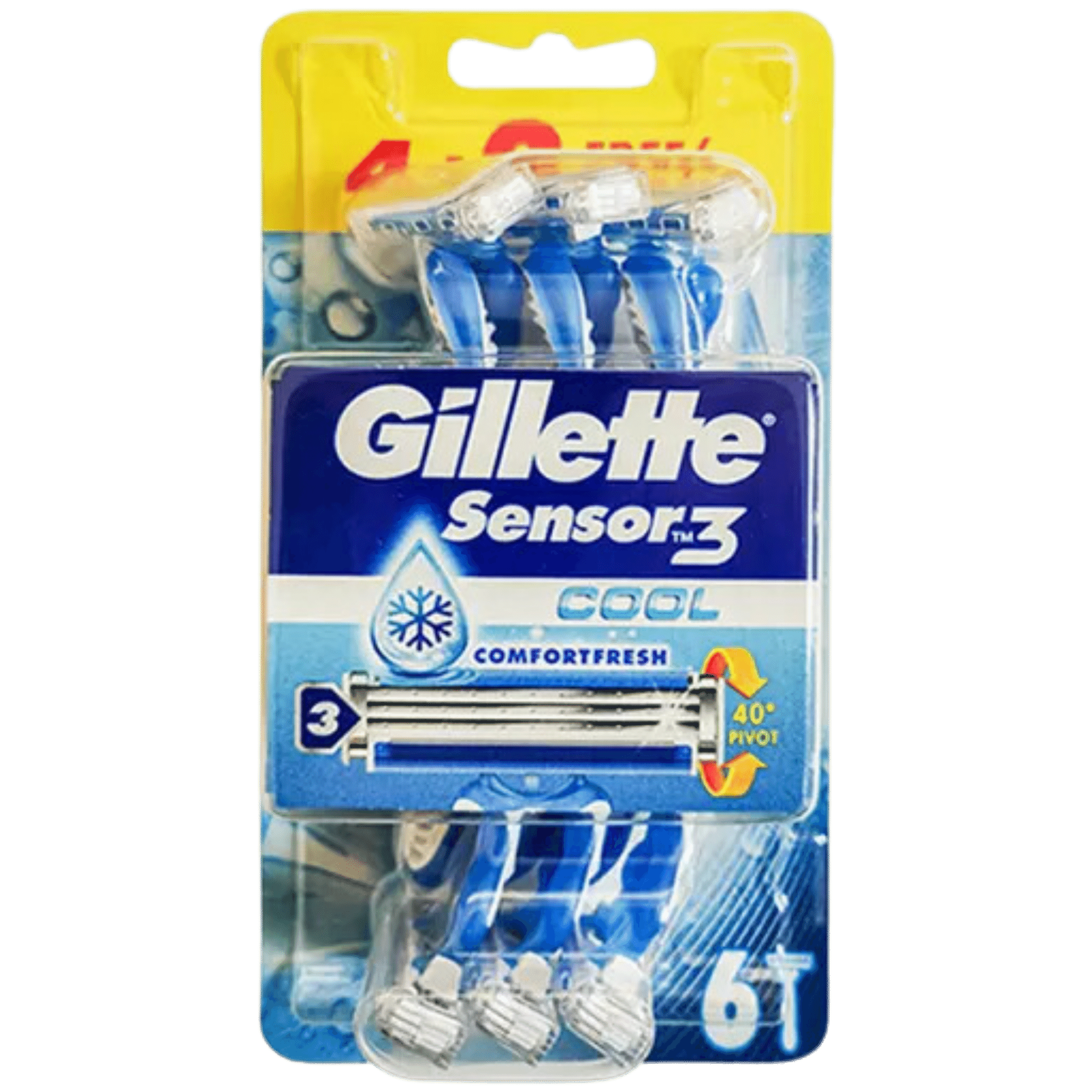 Gillette Sensor3 Cool Men's Razors  skins Tash in Pakistan