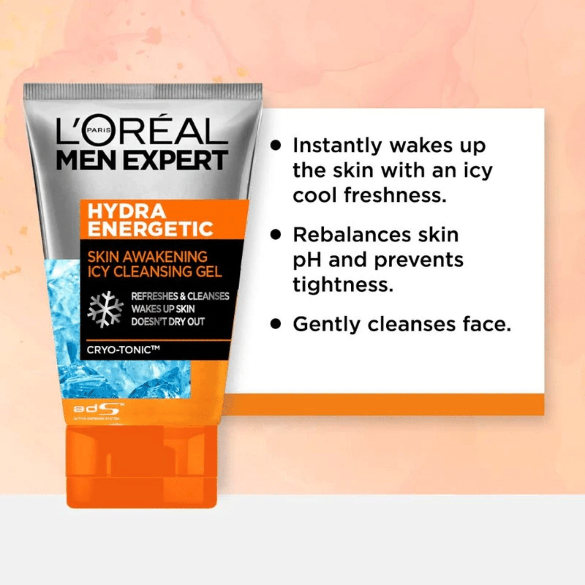 L'Oreal Men Expert Hydra Energetic Icy Cleansing Gel skinstash in Pakistan