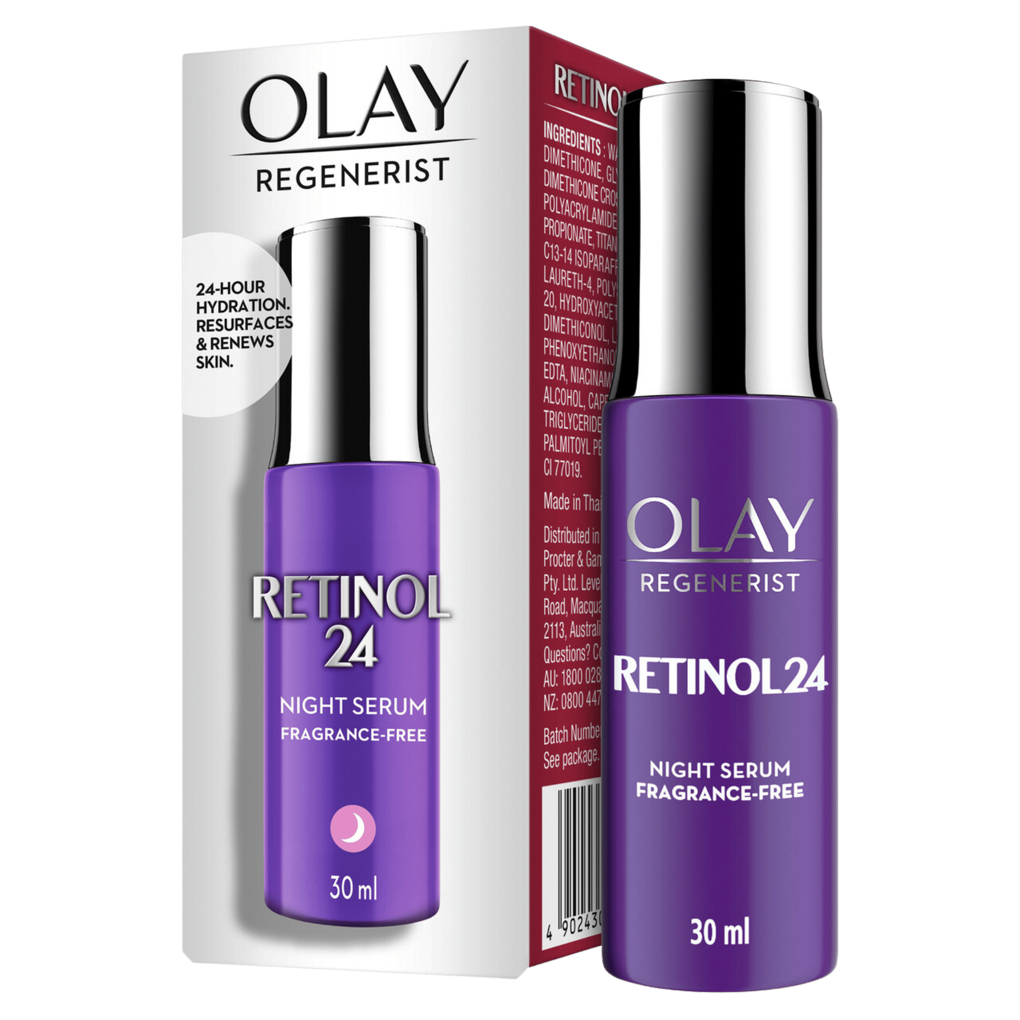 Olay Retinol24 Night Serum With Retinol & Vitamin B3 (40ml)