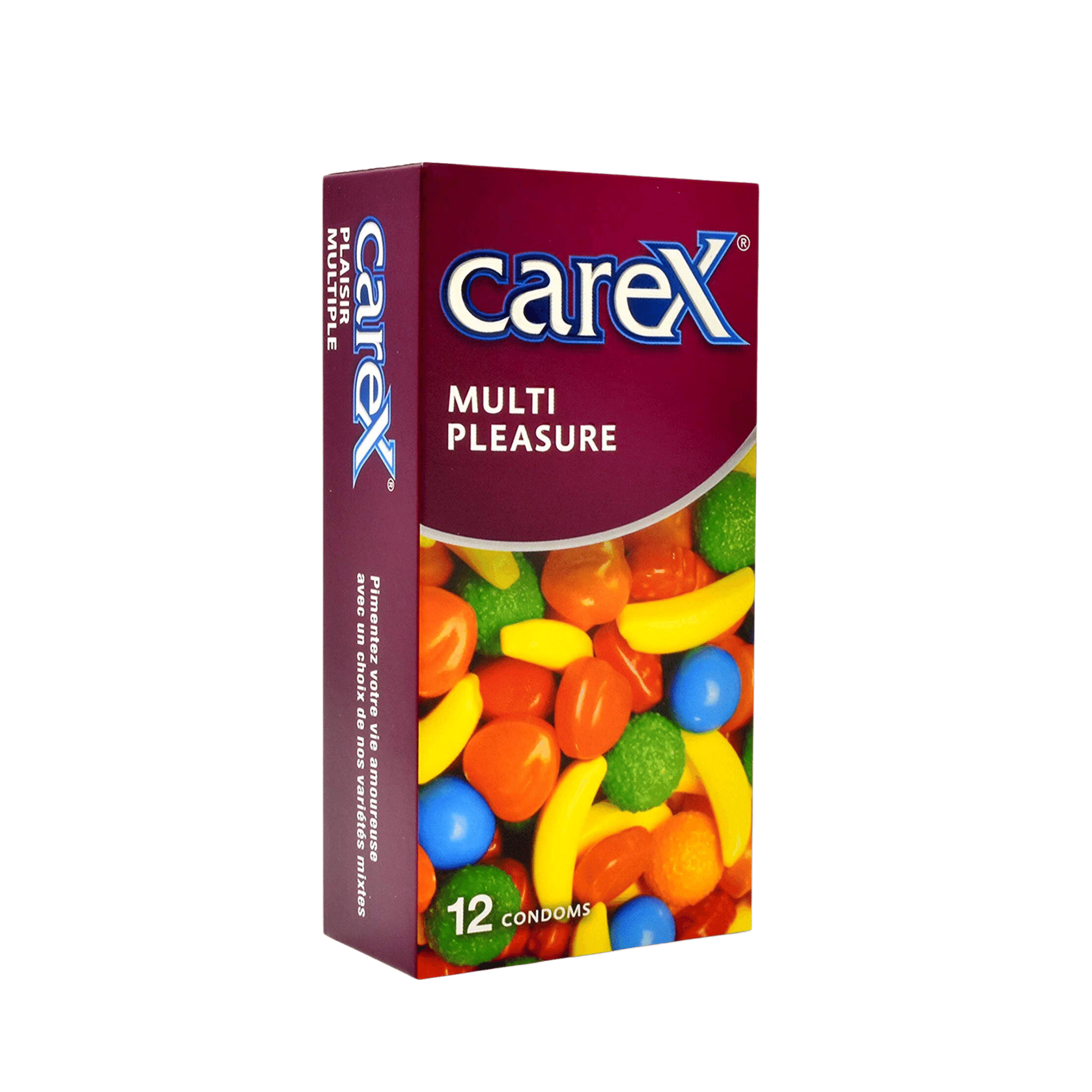 Carex Multi Pleasure Condoms (12 Condoms) for sale in Pakistan!