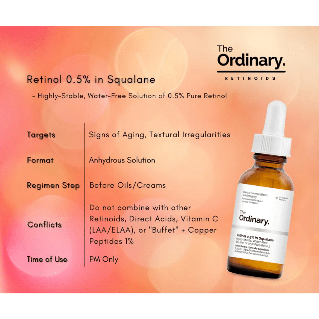 Retinol 0.5% in Squalane 30ml Skin Stash In Pakistan