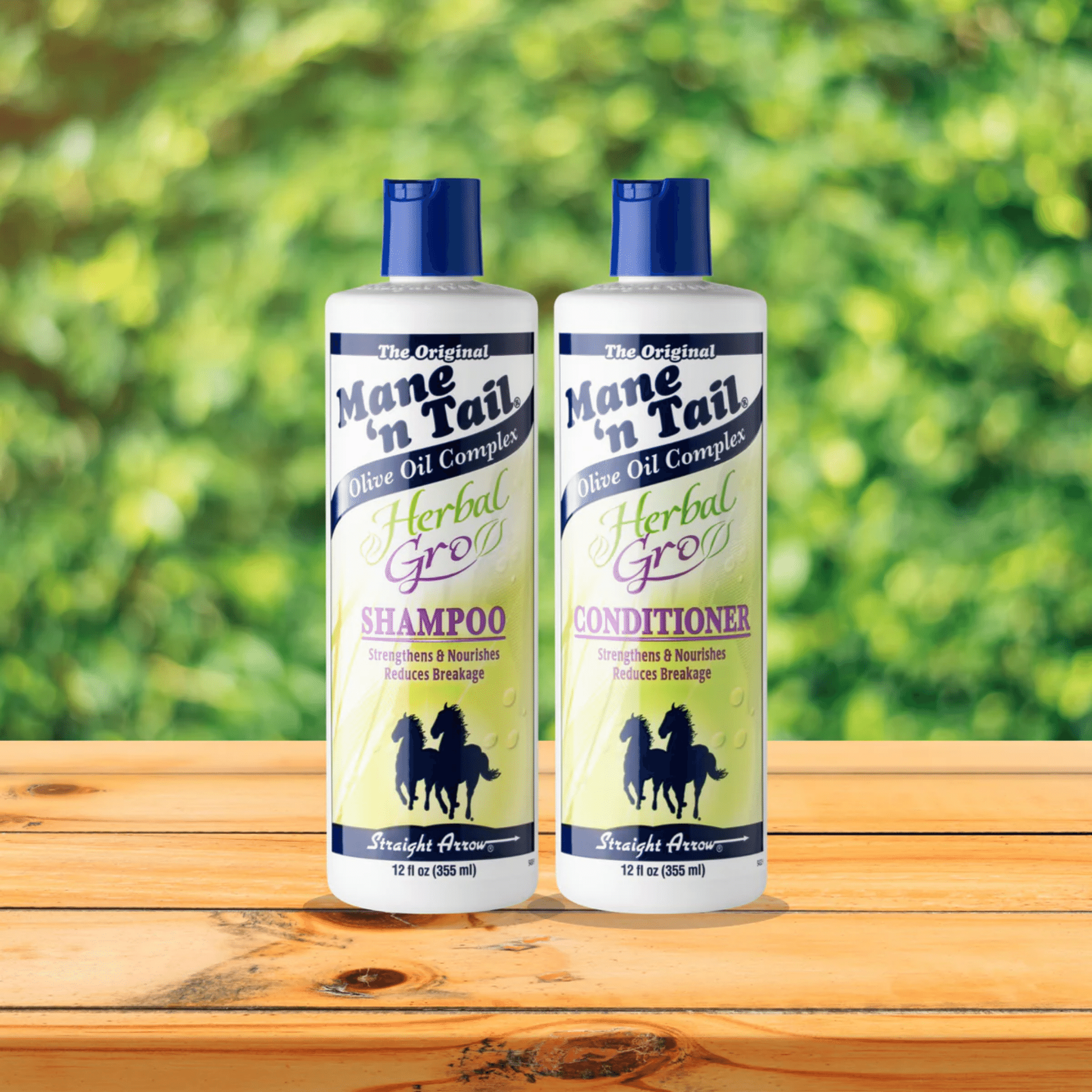 The Original Mane n Tail Olive Oil Complex Herbal Gro Shampoo Strengthens and Nourishes Reduces Breakage (355ml)