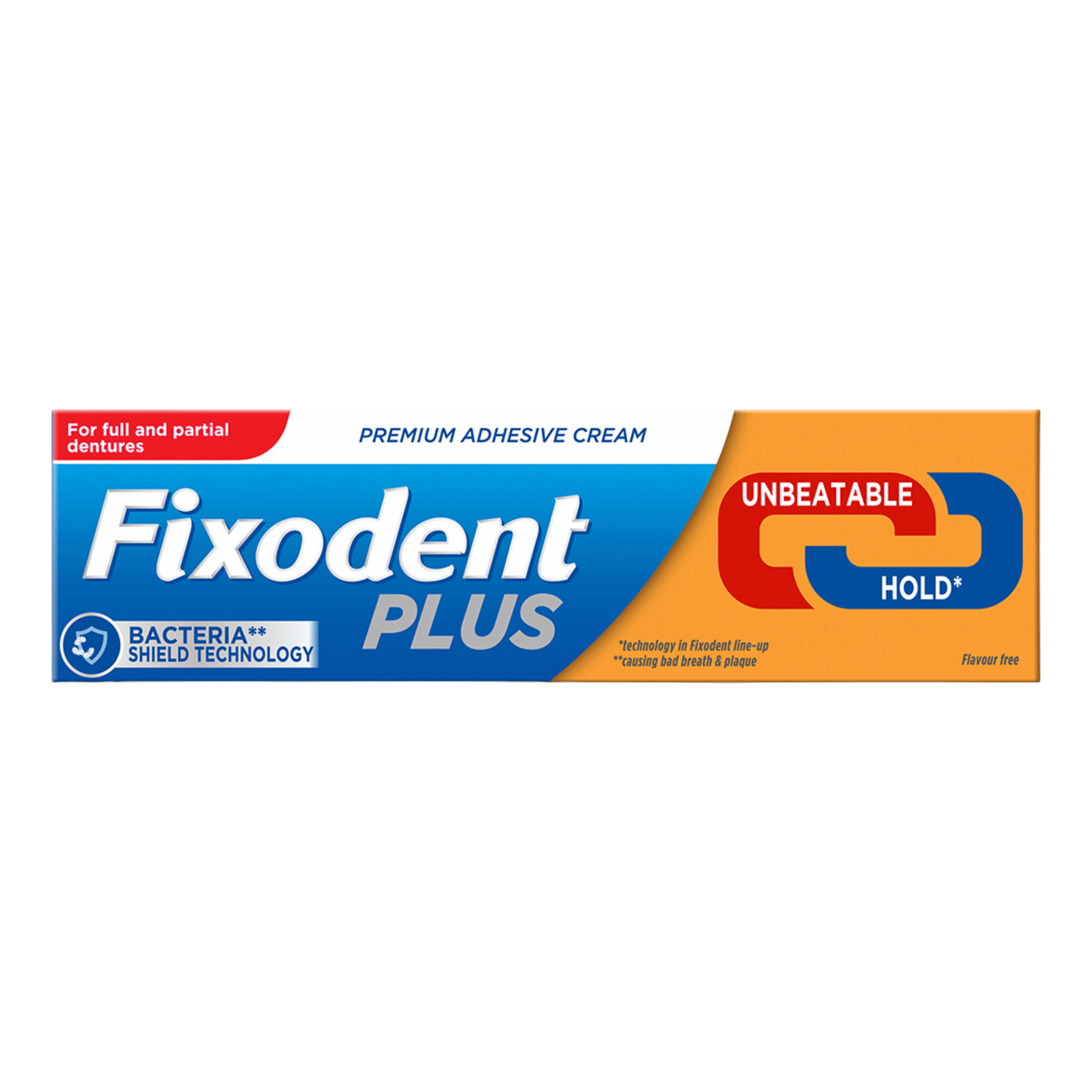 Fixodent Plus Adhesives Denture Cream (68g)