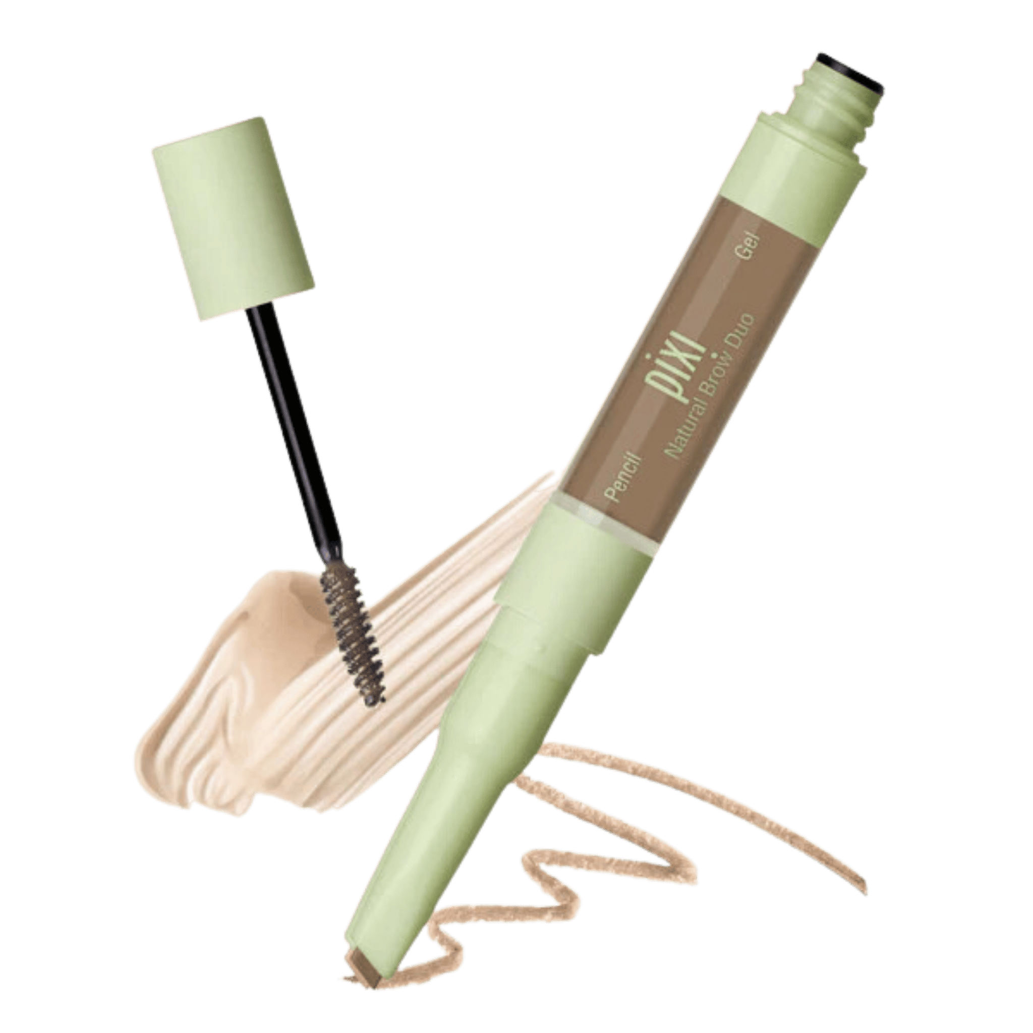 Pixi 2-In-1 Natural Brow Duo, Brow Pencil & Gel (2.5 ml)