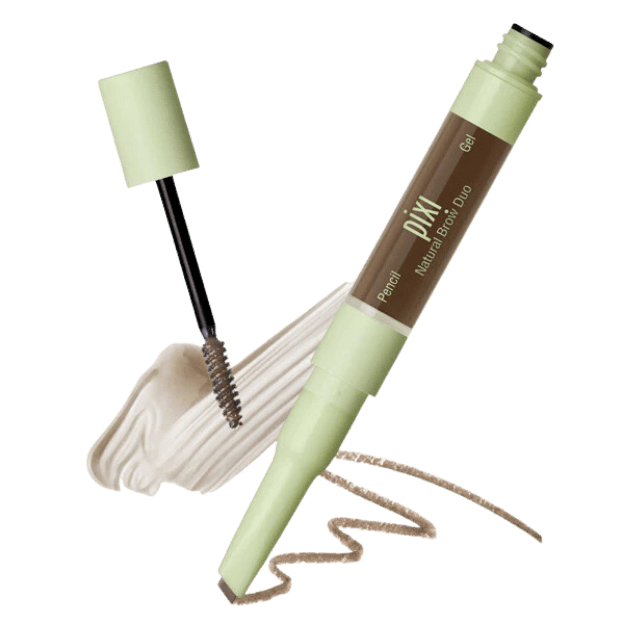 Pixi 2-In-1 Natural Brow Duo, Brow Pencil & Gel (2.5 ml)