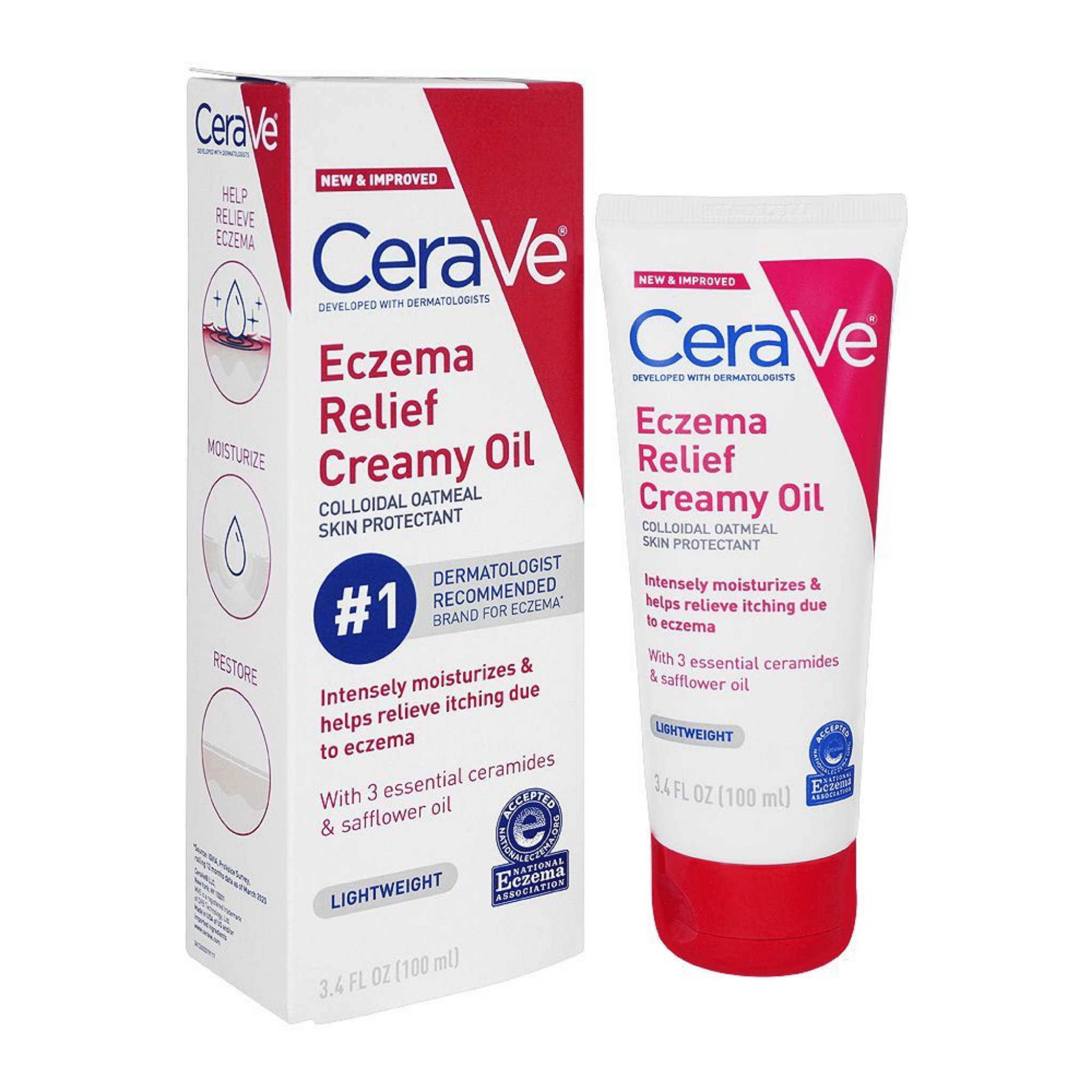 Get Cerave Eczema Soothing Creamy Oil With Hyaluronic Acid Fragrance Free  All over Pakistan