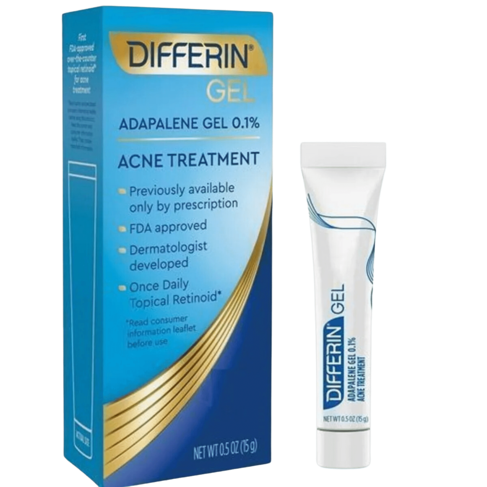 Buy Differin Gel Adapalene Gel 0.1% Acne Treatment (15g) in Pakistan