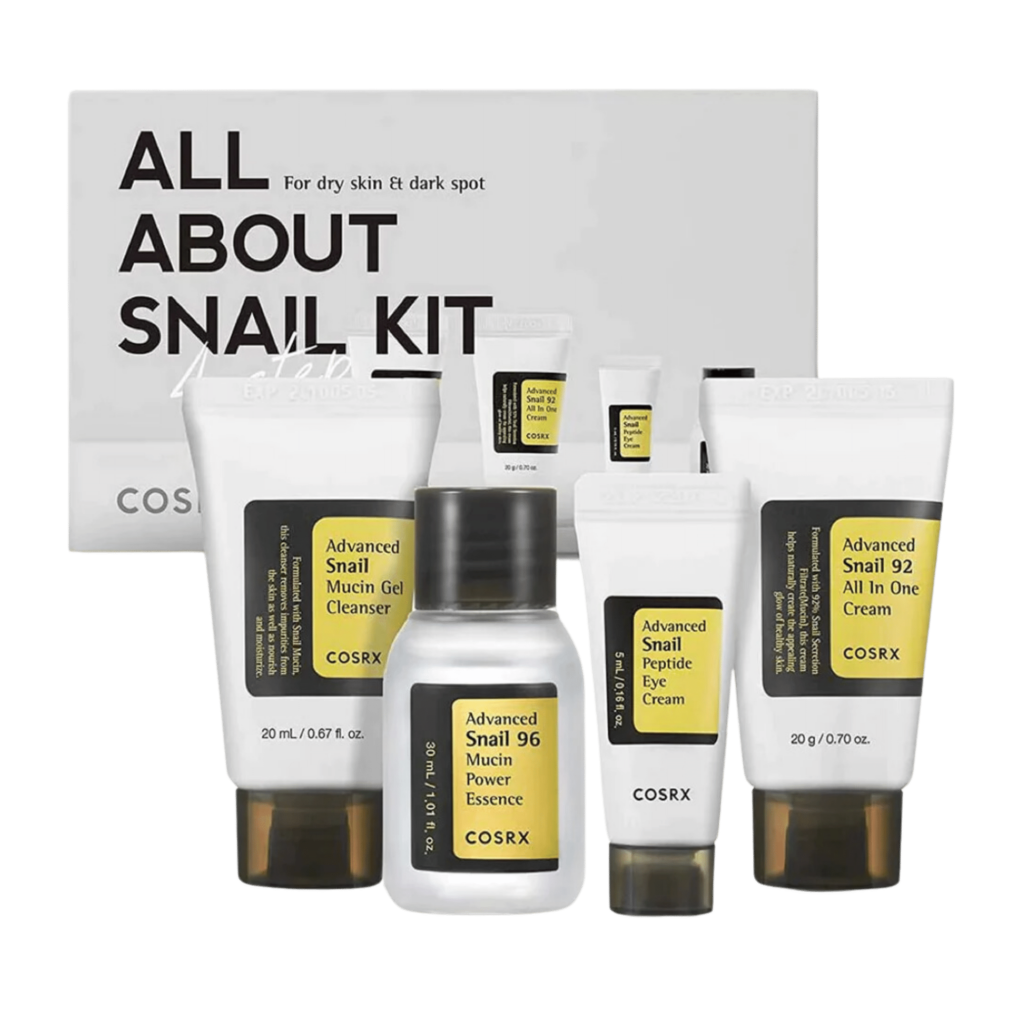 Get your COSRX - All About Snail Kit - 1set From Skinstash In Pakistan