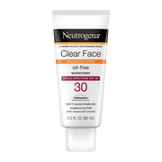 Neutrogena Clear Face - oil free sunscreen SPF 30 / SPF 50 (88mL)
