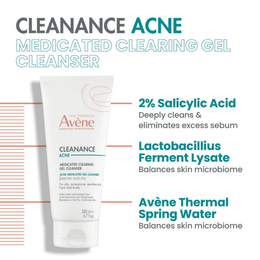 Acne Medicated Clearing Gel Cleanser!