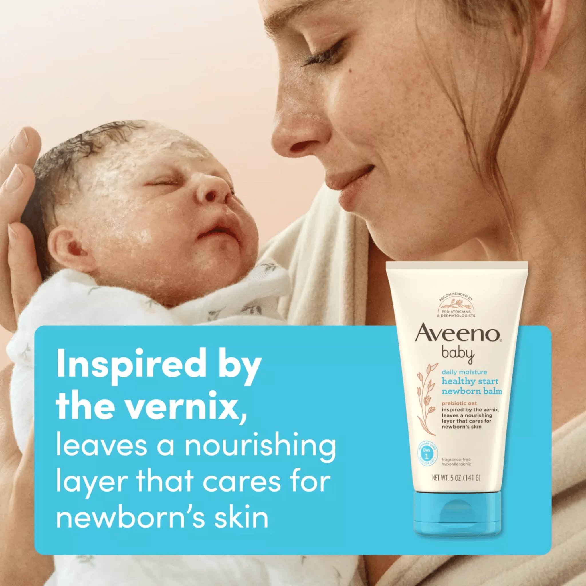 Buy Aveeno Baby Daily Moisture Healthy Start Newborn Balm Online From Skkinstash!