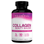 Collagen supplements for skin, hair, and nails, NeoCell, 180 tablets