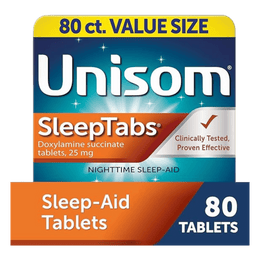 Buy Unisom Sleeptabs Nighttime Seep-Aid Tablets - 80 Ct (25g) Avialable In Pakistan!