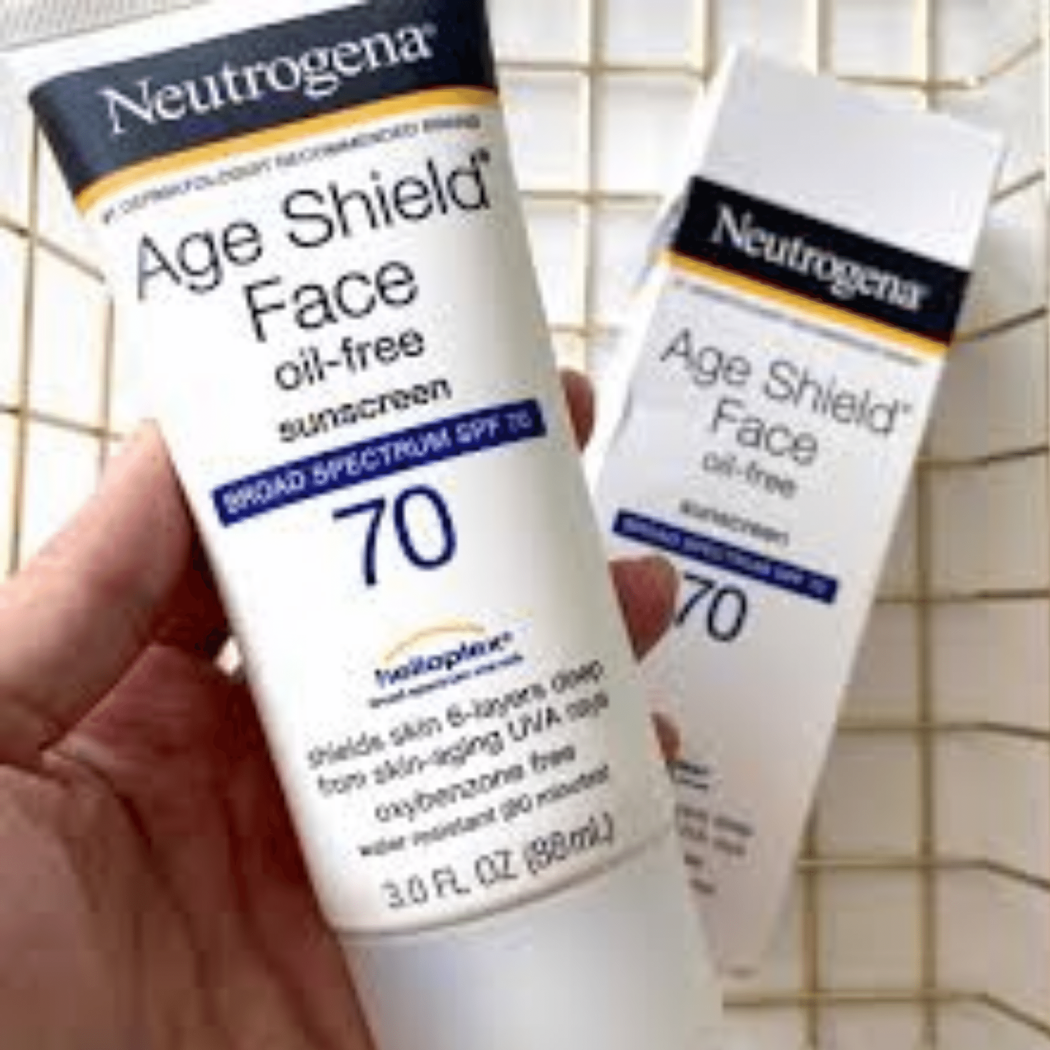 High SPF sunscreen for face, Neutrogena, oil-free, 88 ml