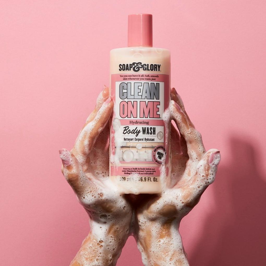 clean on me soap and glory png