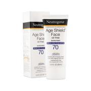 High SPF sunscreen for face, Neutrogena, oil-free, 88 ml